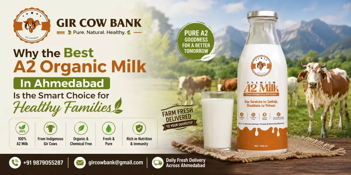 Why the Best A2 Organic Milk In Ahmedabad Is the Smart Choice for Healthy Families