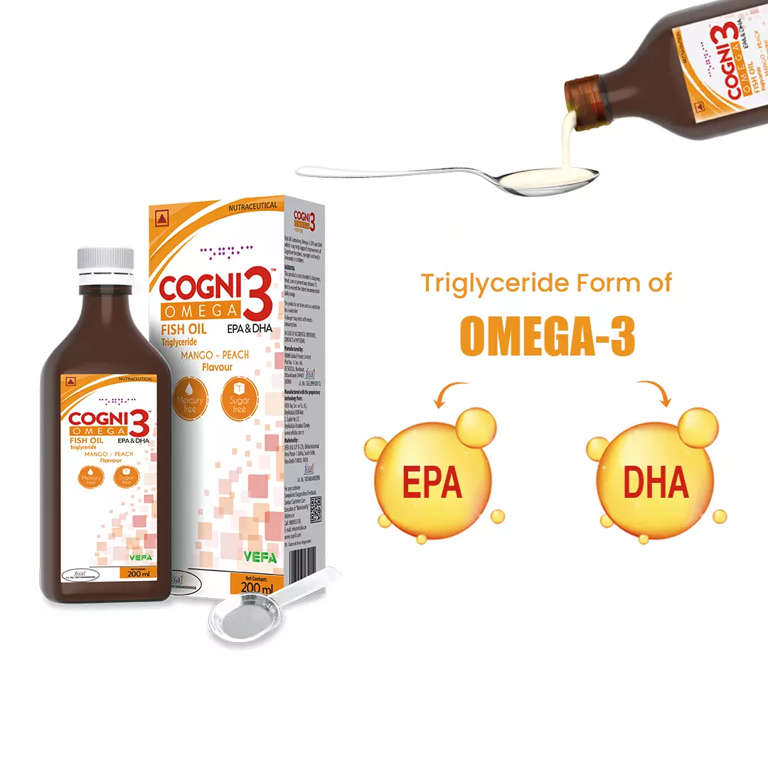 Cogni 3 Omega Fish Oil Syrup: A Convenient Way to Support Brain and Body Health