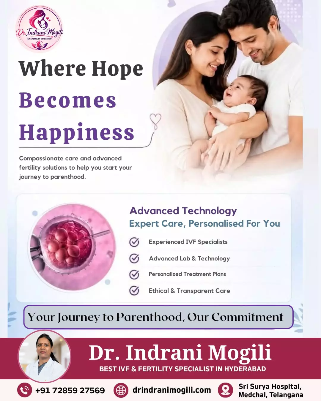 Best IVF Hospital for Fertility Treatment