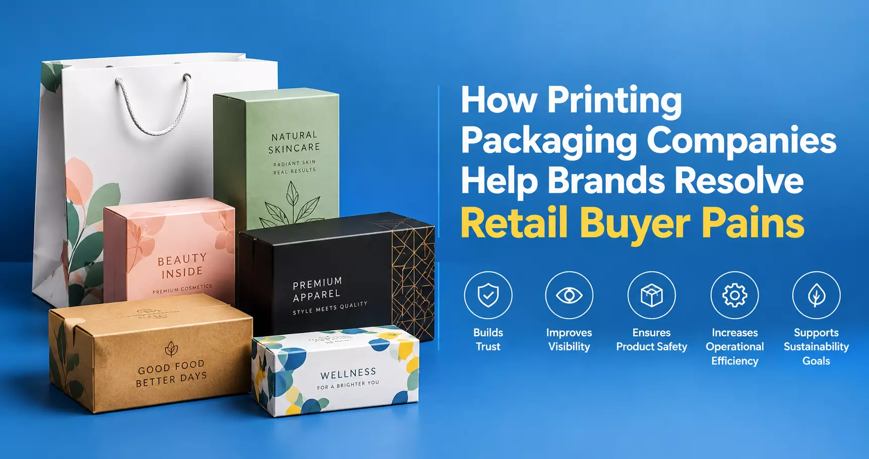 How Printing Packaging Companies Help Brands Resolve Retail Buyer Pains