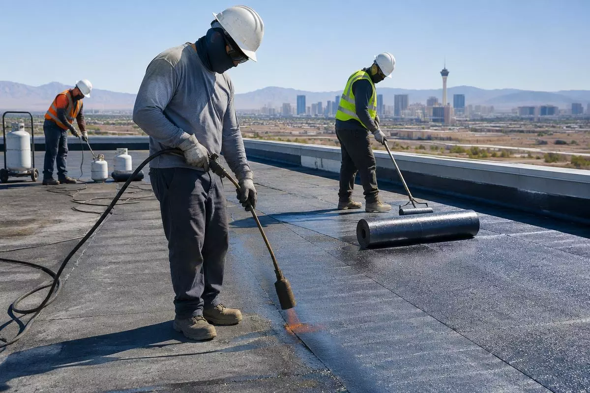 What Makes Modified Bitumen Torch Down Roofing a Practical Choice for Summerlin Properties?