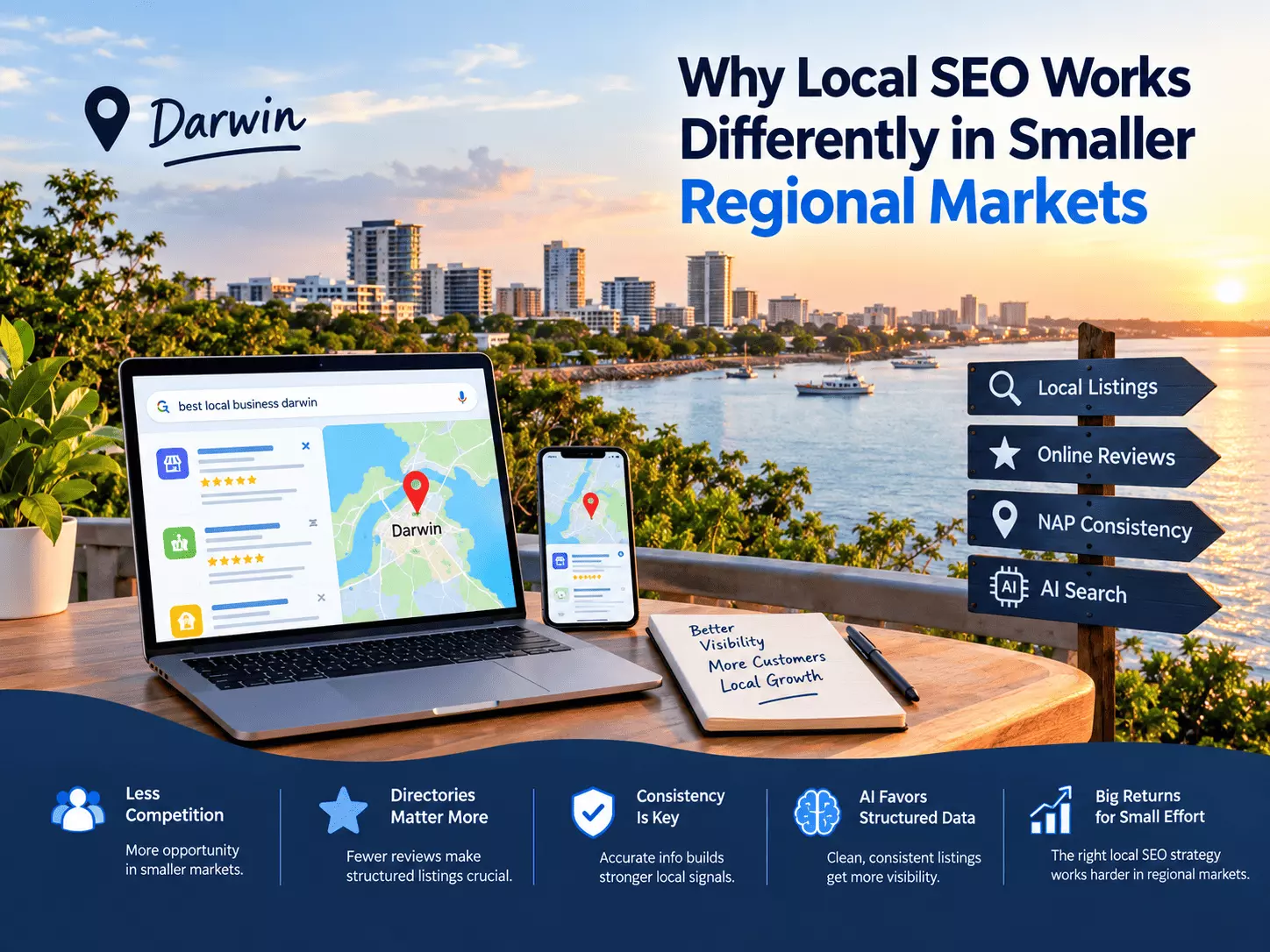 Local SEO for Small Business: A Darwin Case Study