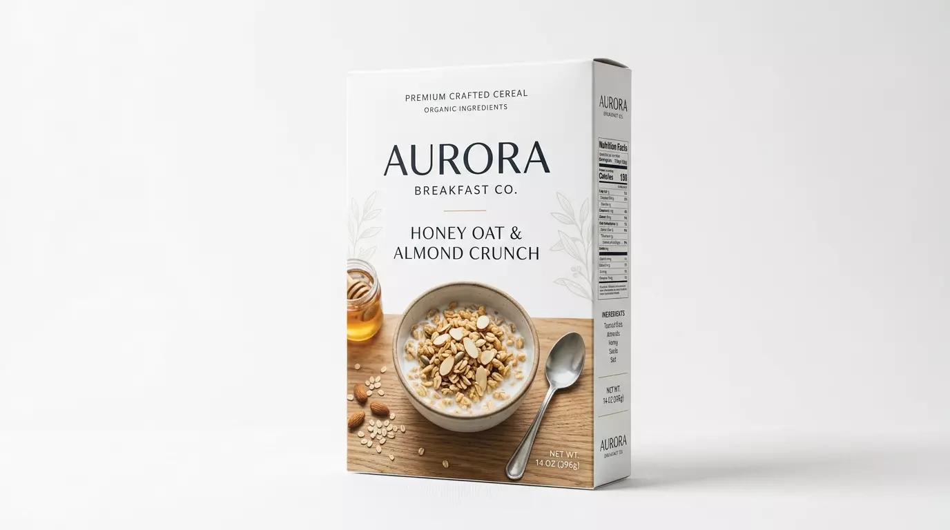 Custom Cereal Box Labels for Brand Identity