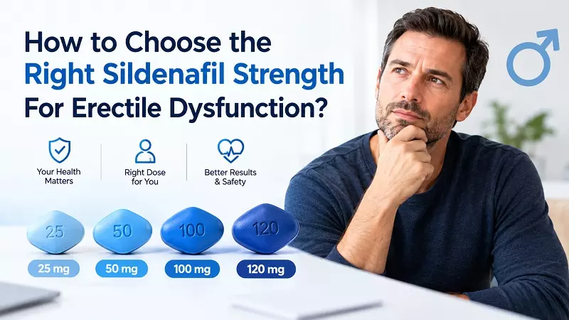 How to Choose the Right Sildenafil Strength for Erectile Dysfunction?
