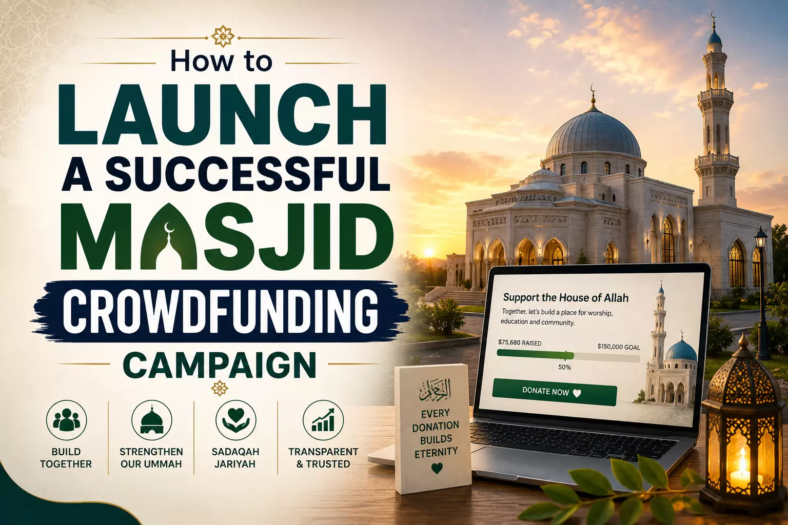 How to Launch a Successful Masjid Crowdfunding Campaign.