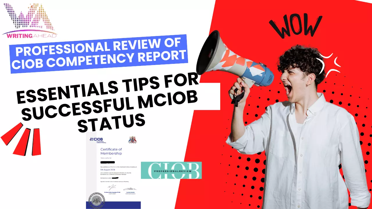 CIOB Professional Review Application For Chartered Membership