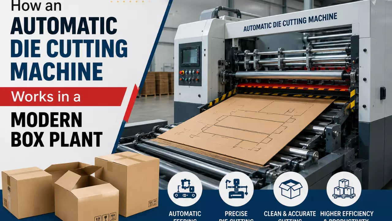 How an Automatic Die Cutting Machine Works in a Modern Box Plant