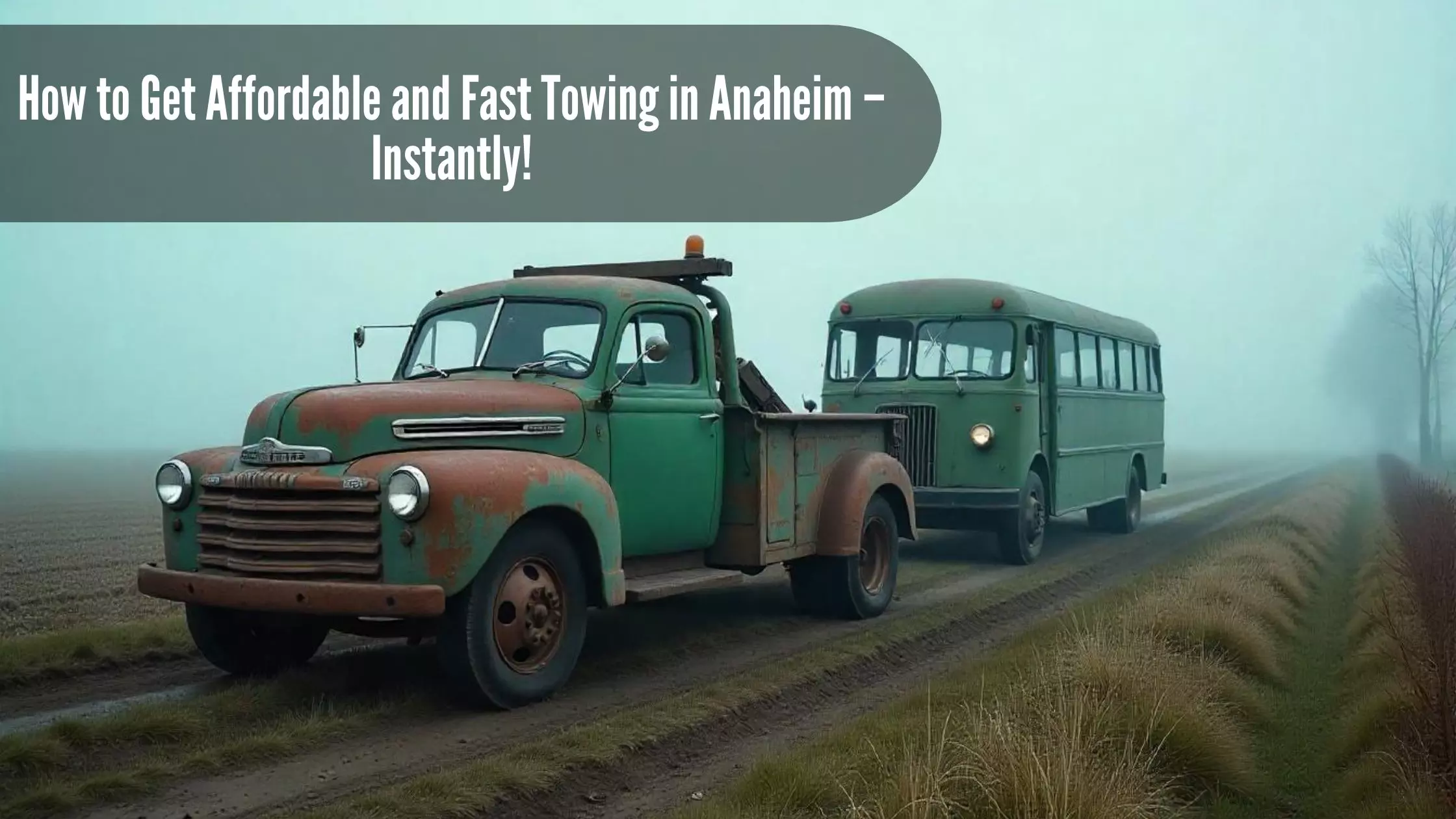 How to Get Affordable and Fast Towing in Anaheim – Instantly!