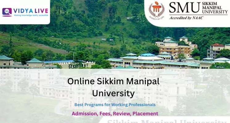 What is the eligibility for online courses at Sikkim Manipal University?