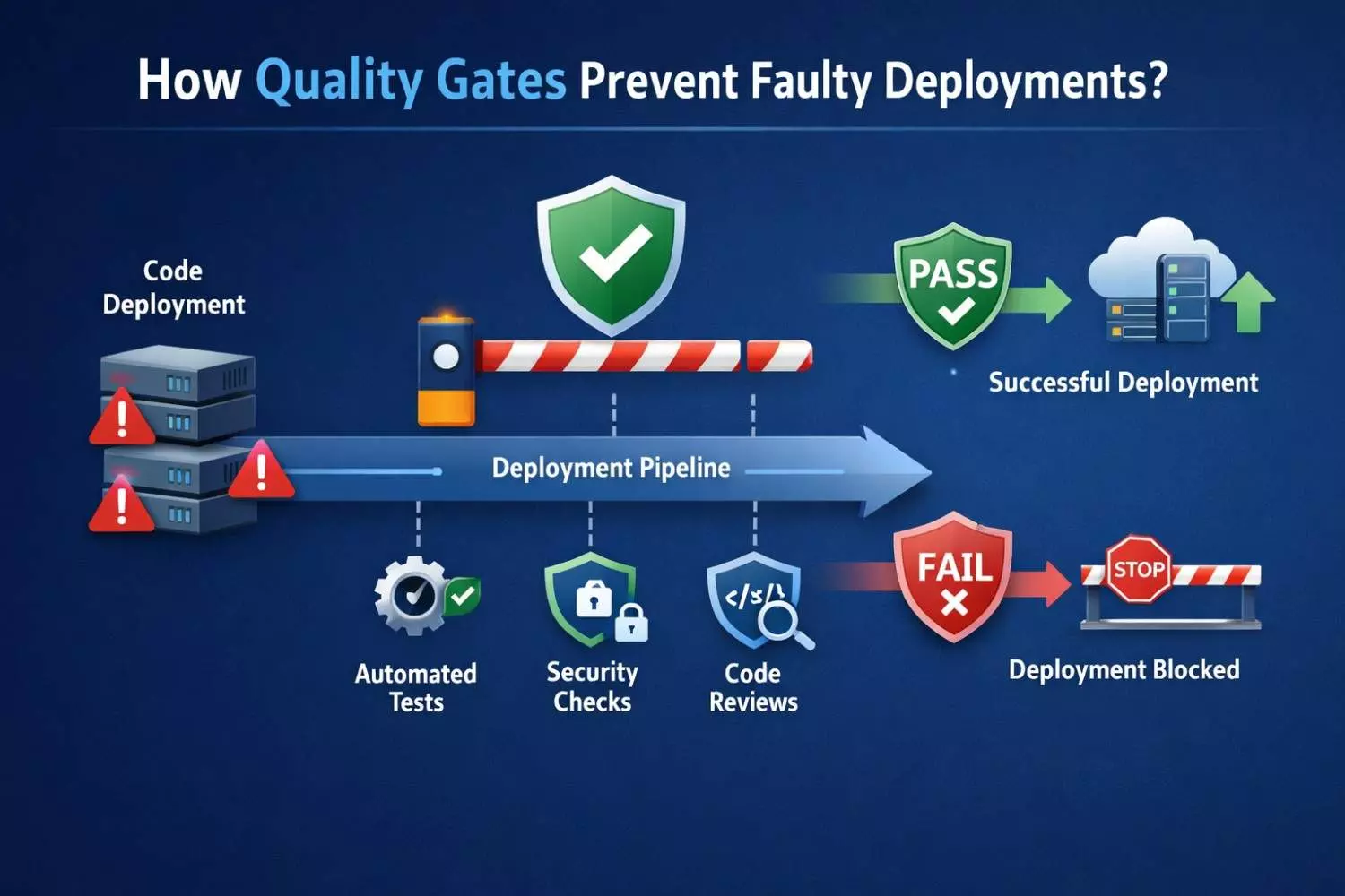 How Quality Gates Prevent Faulty Deployments?