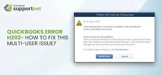 5 Fast Fixes for QuickBooks Multi-User Error H202