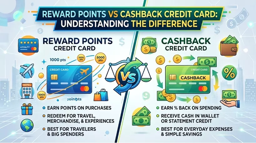 Reward Points vs Cashback Credit Card: Understanding the Difference