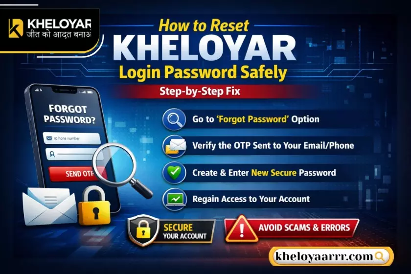 How to Reset Kheloyar Login Password Safely – Step-by-Step Fix
