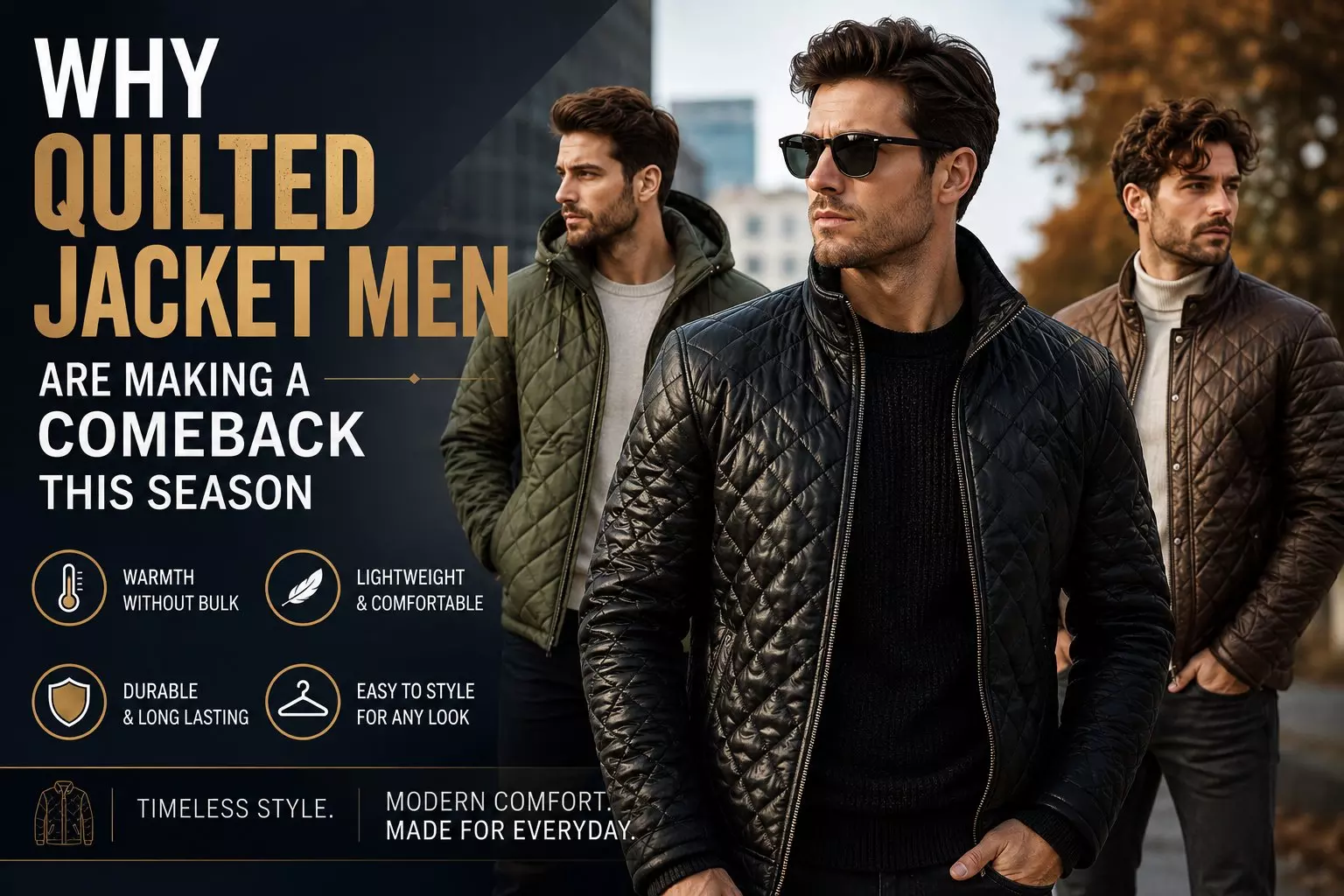 Why Quilted Jacket Men Are Making a Comeback This Season