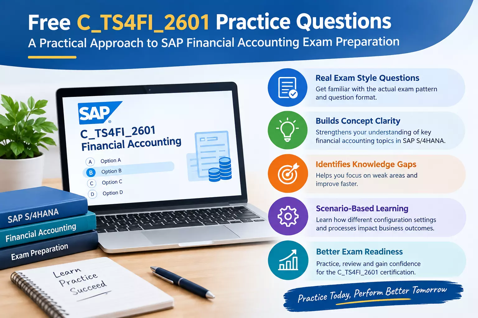 Free C_TS4FI_2601 Practice Questions: SAP Financial Accounting Exam Preparation