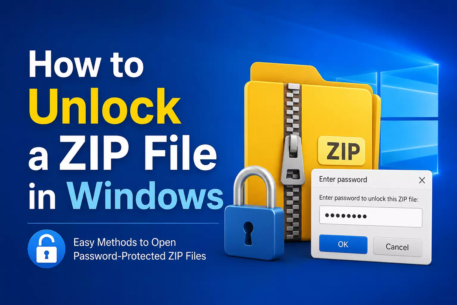 How to Unlock a ZIP File in Windows: A Complete Guide