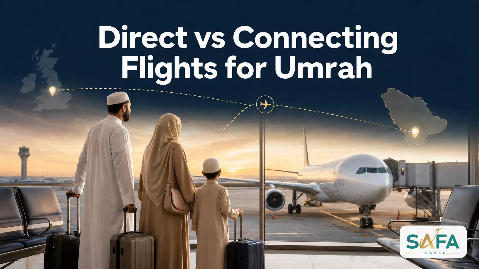 Direct vs Connecting Flights for Umrah: What UK Pilgrims Should Consider in 2026