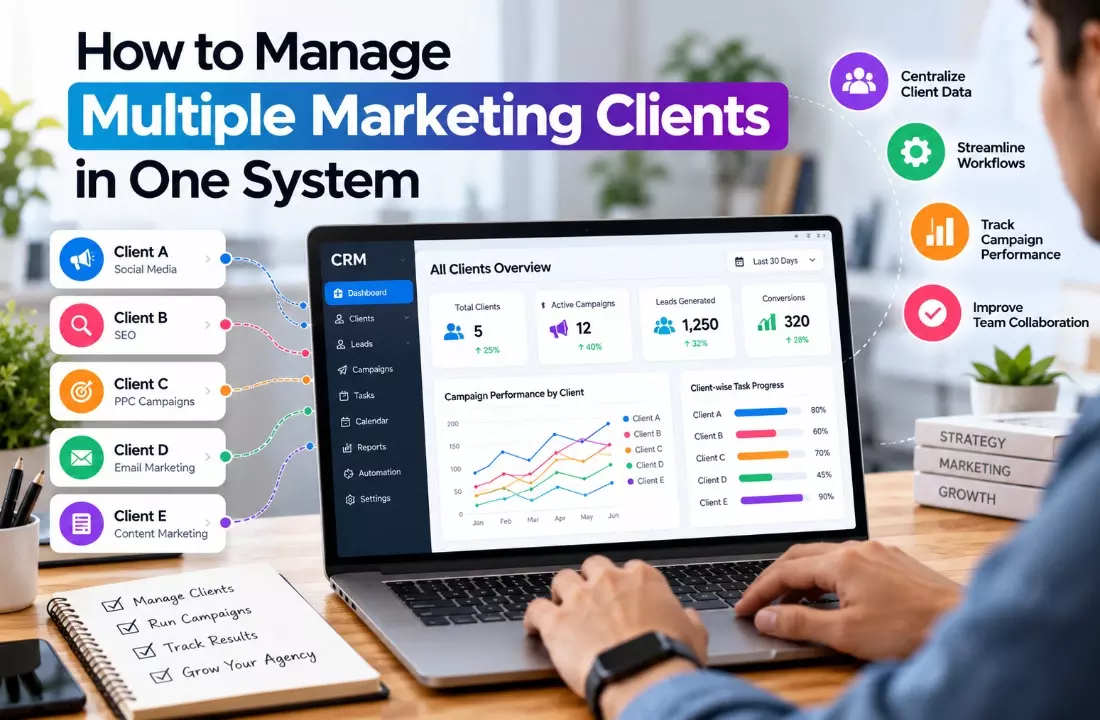 How to Manage Multiple Marketing Clients in One System