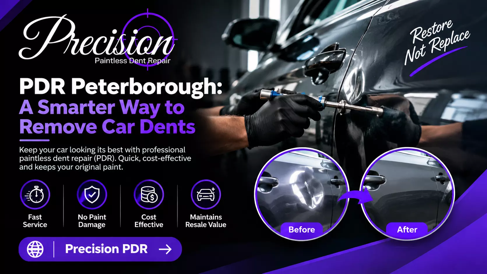 PDR Peterborough: A Smarter Way to Remove Car Dents