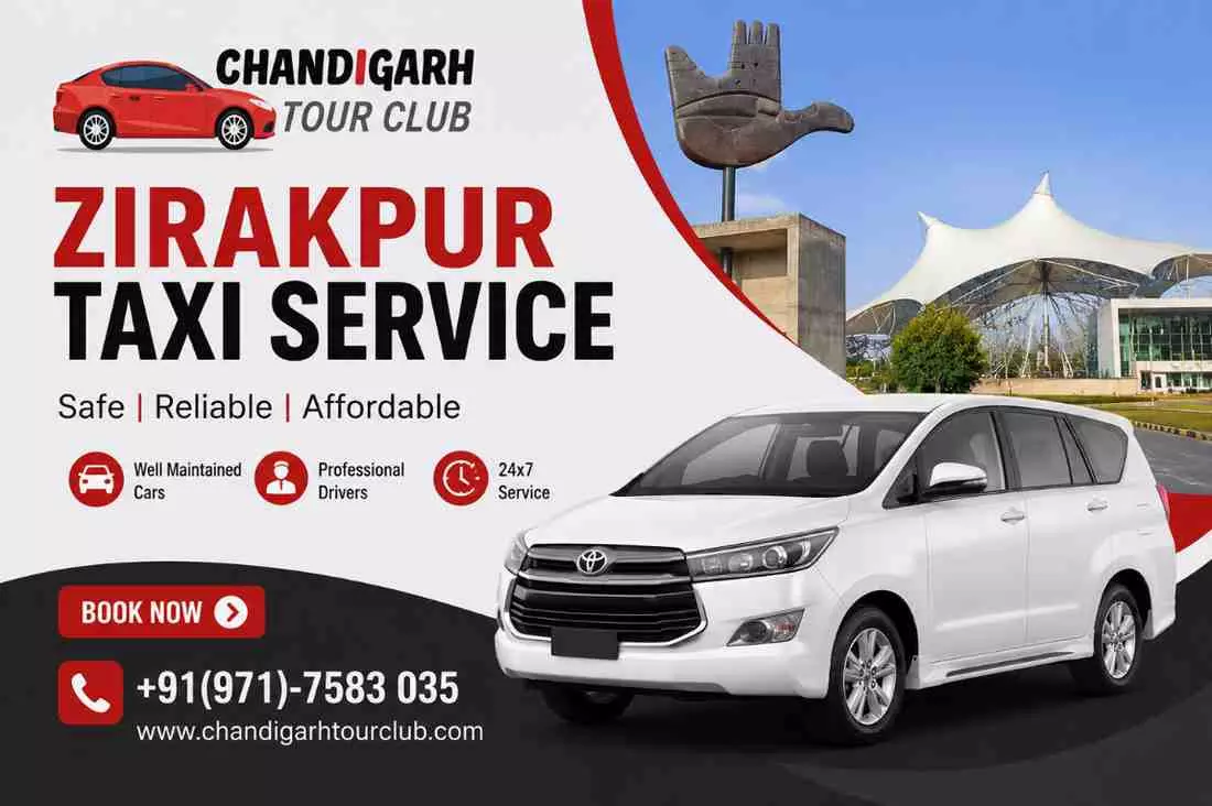 Zirakpur Taxi Service: Book Reliable Cabs for Airport, City and Hill Trips