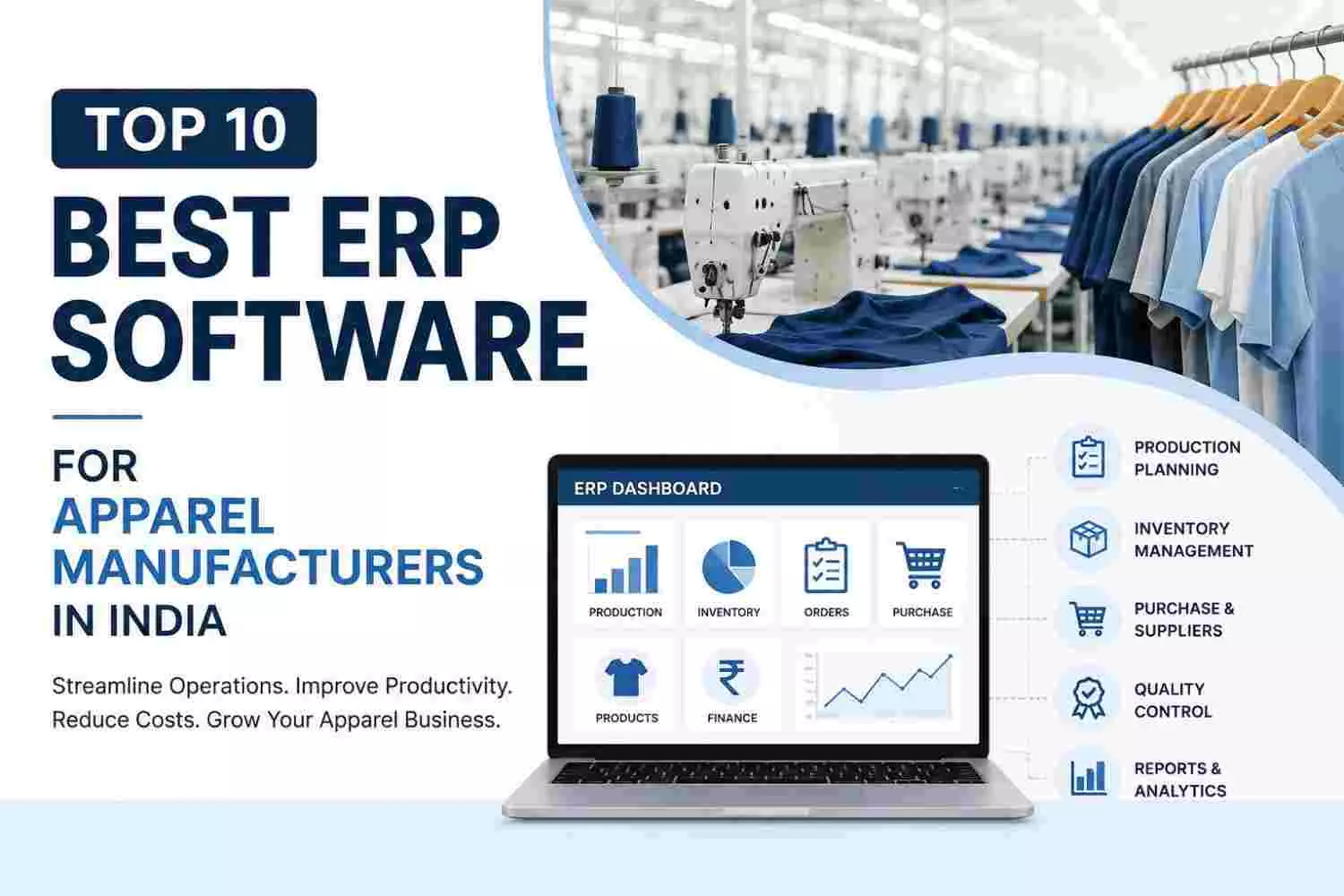 Top 10 Best ERP Software for Apparel Manufacturers in India