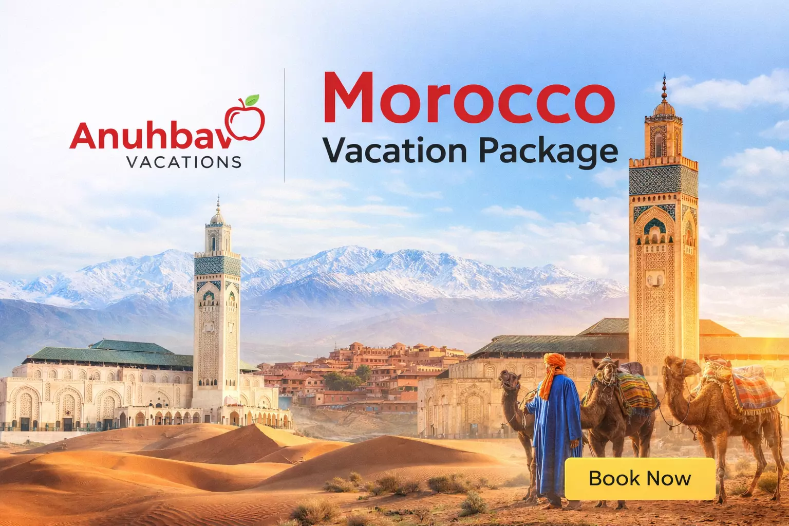 What is included in a Morocco holiday package for travelers?