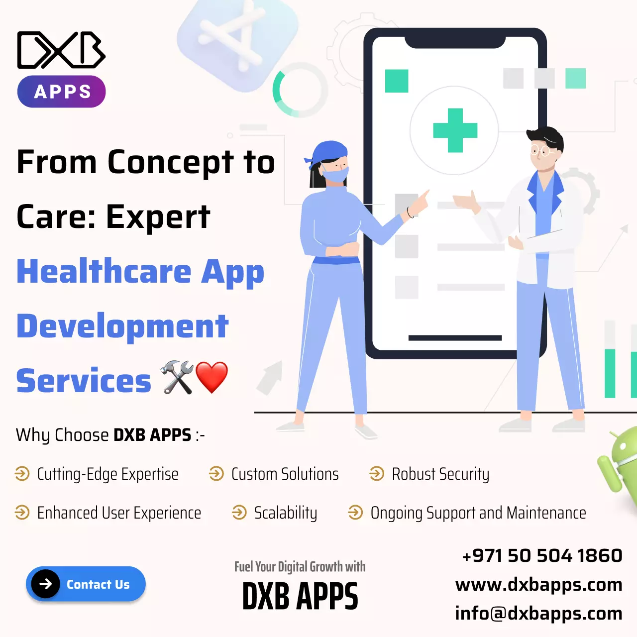 Avail professional Mobile App Development Dubai Solutions DXB APPS