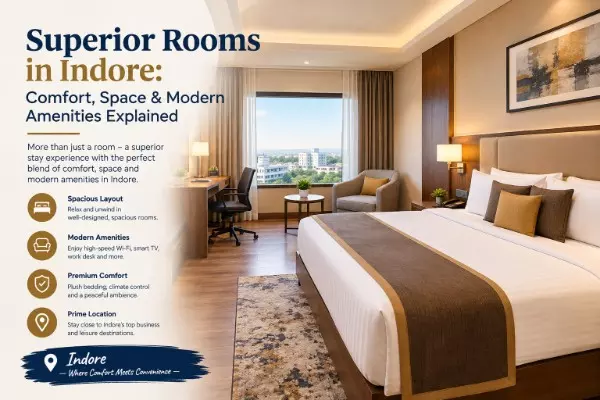 Superior Rooms in Indore: Comfort, Space & Modern Amenities Explained