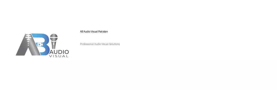 Professional Audio Visual Solutions for Modern Businesses in Pakistan