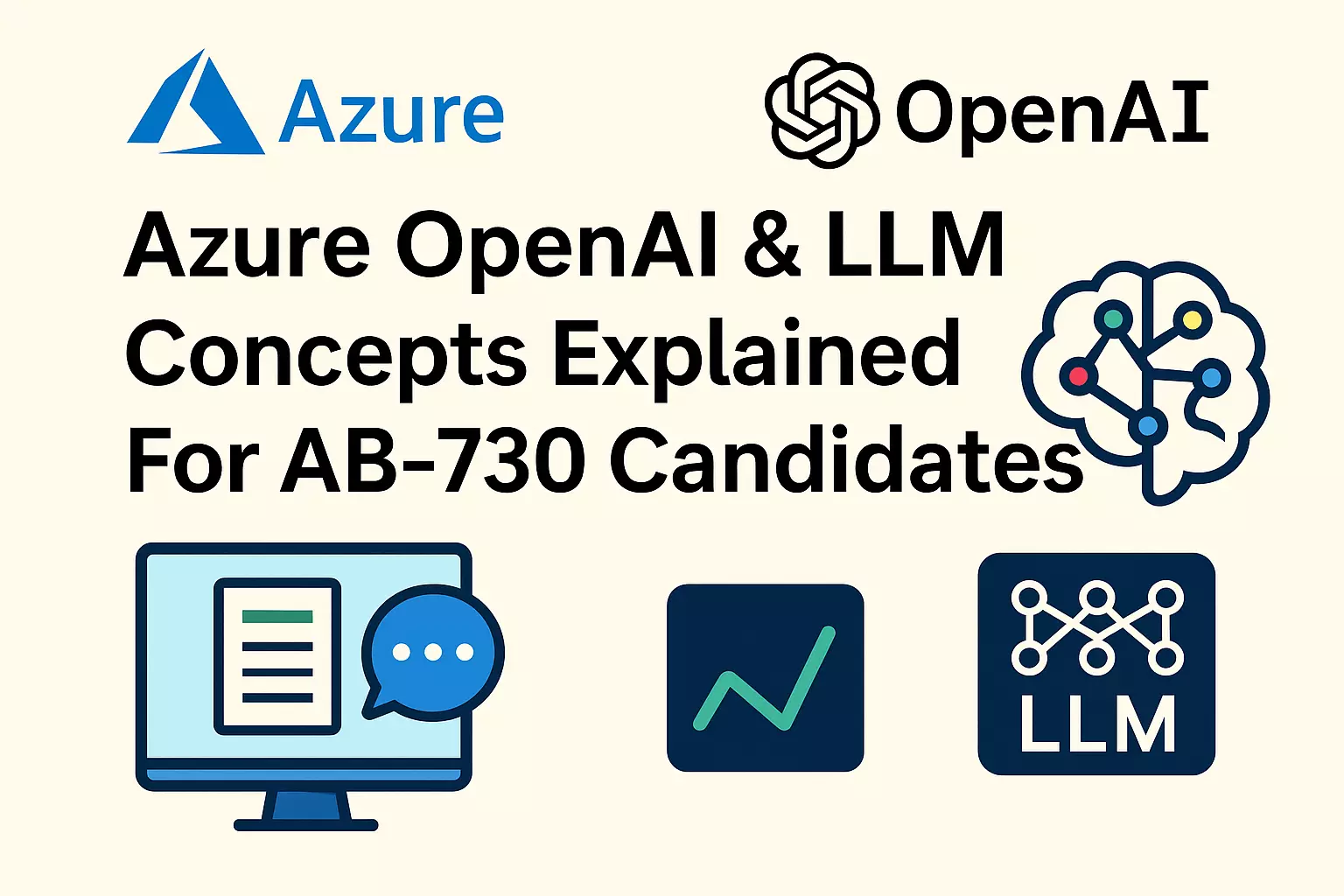 Azure OpenAI & LLM Concepts Explained For AB-730 Candidates
