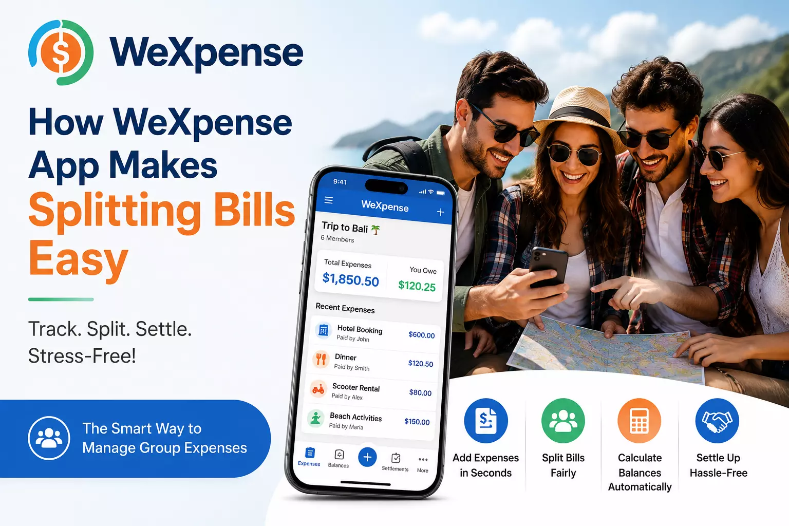 How WeXpense App Makes Splitting Bills Easy