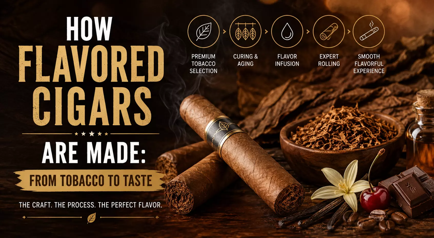 How Flavored Cigars Are Made: From Tobacco to Taste