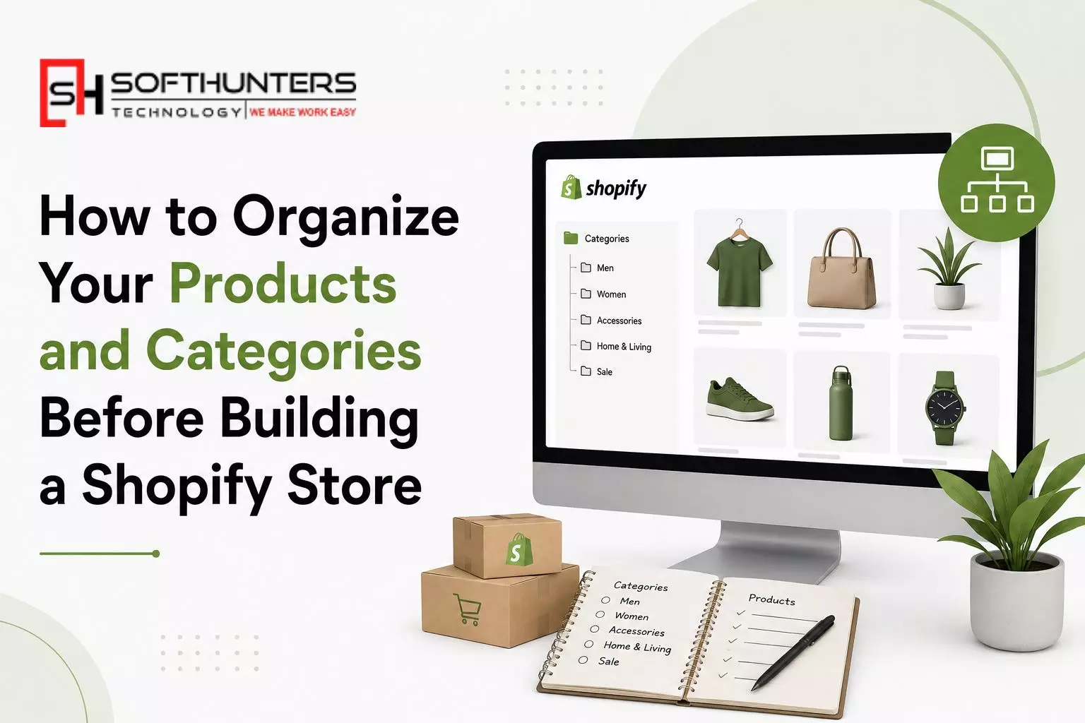 How to Organize Your Products and Categories Before Building a Shopify Store