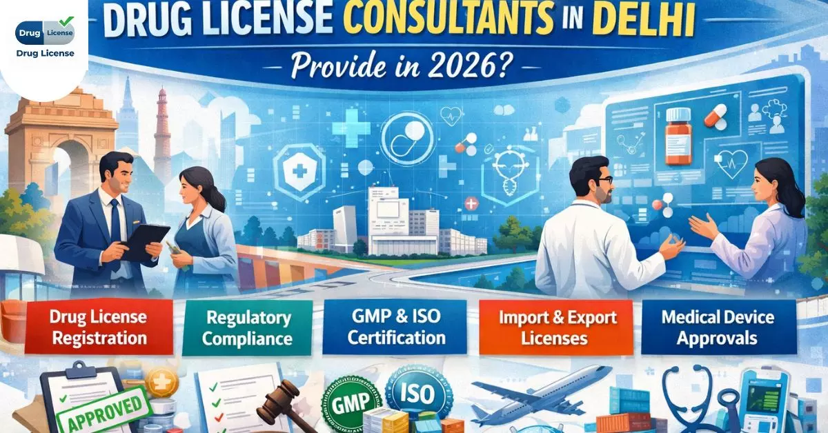 What Services Do Drug License Consultants in Delhi Provide in 2026?