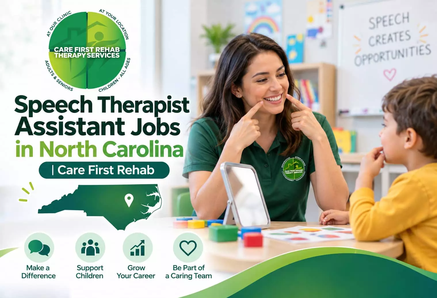 Speech Therapist Assistant Jobs in North Carolina: Build a Career That Gives Children a Voice