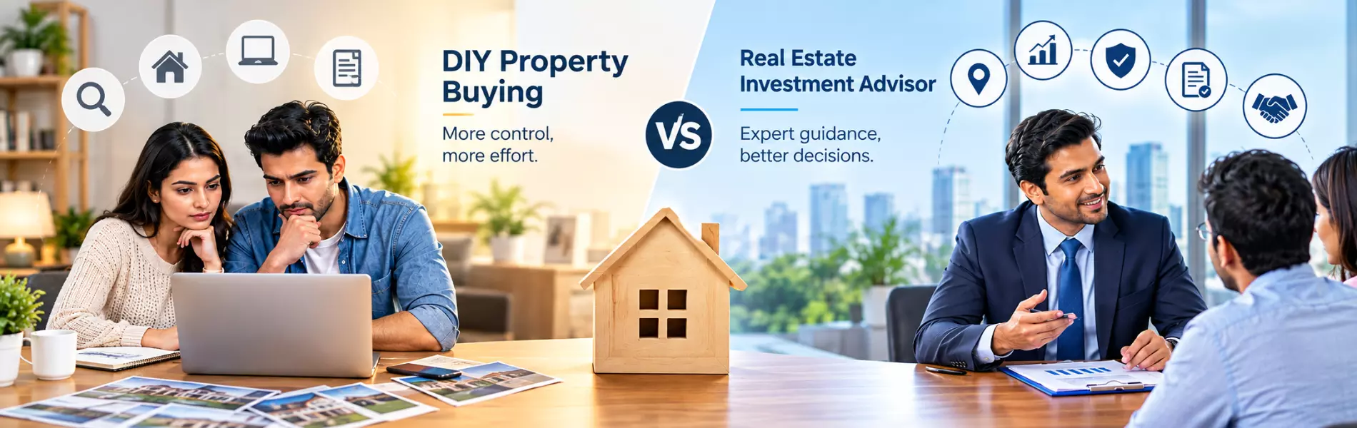 Residential vs Commercial Property in Noida and Gurgaon