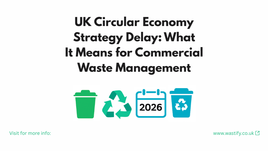 UK Circular Economy Strategy Delay: What It Means for Commercial Waste ...