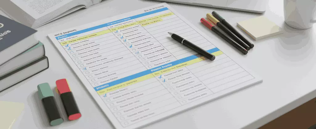 The Essential GCSE Preparation Checklist for Students