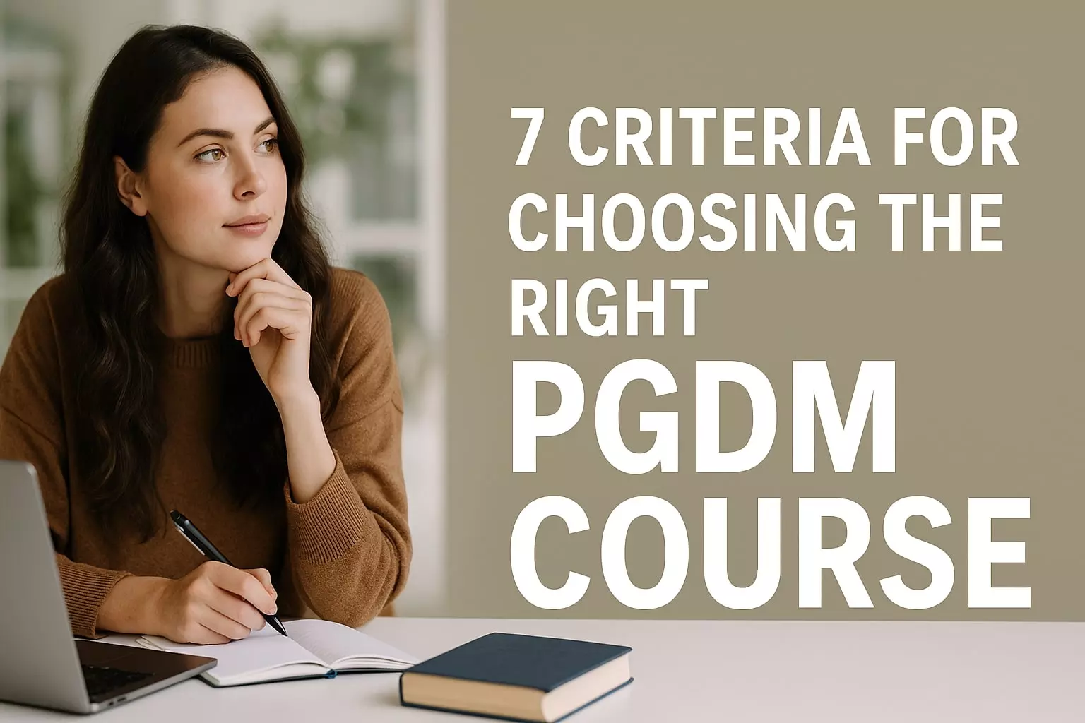 7 Criteria for Choosing the Right PGDM Course