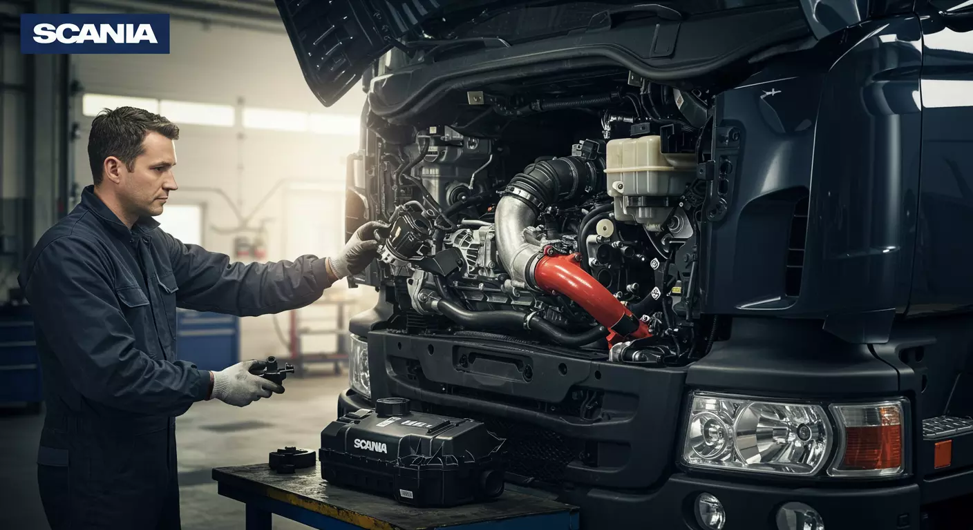 Do I need genuine parts for a Scania service?