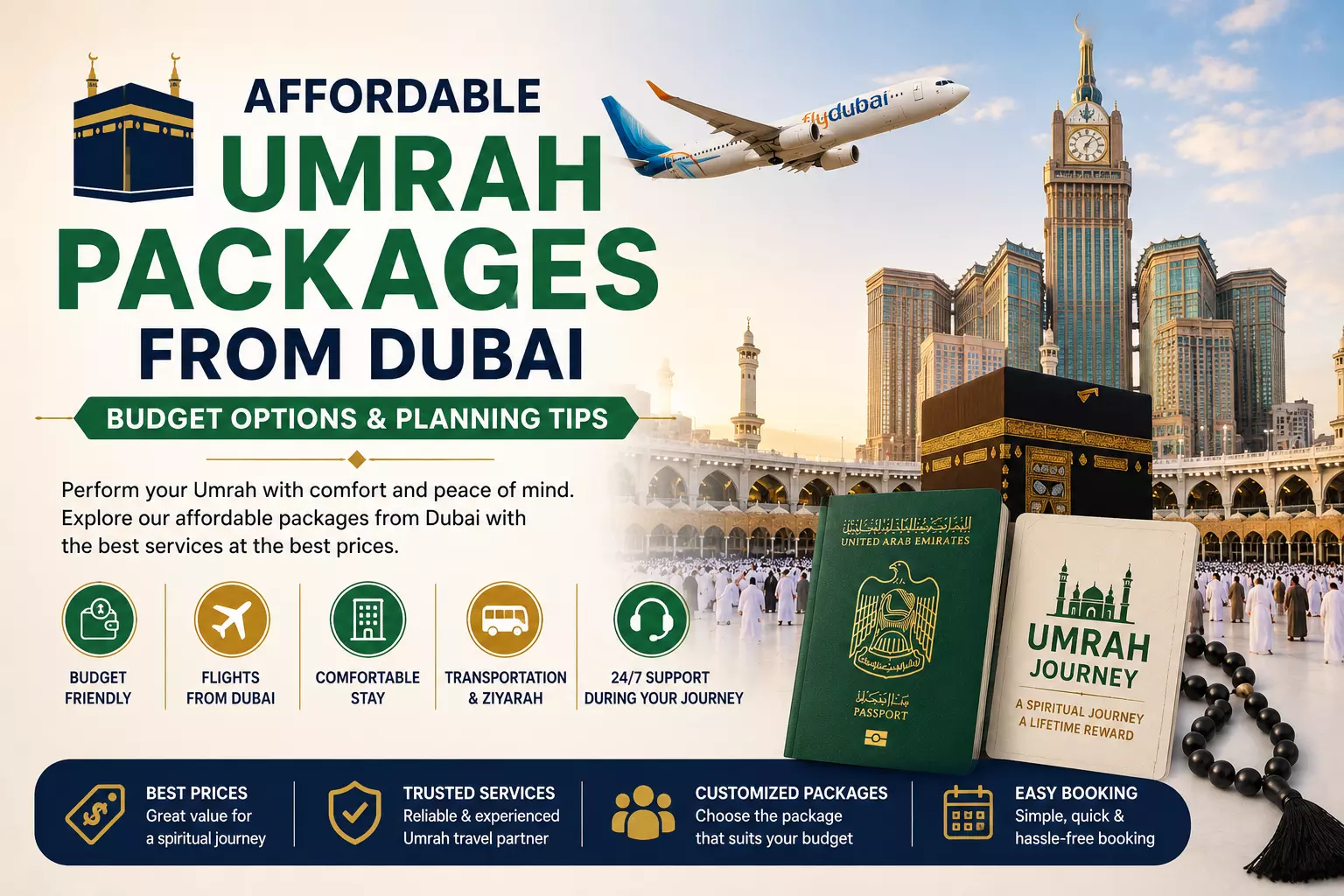 Affordable Umrah Packages from Dubai: Budget Options & Planning Tips