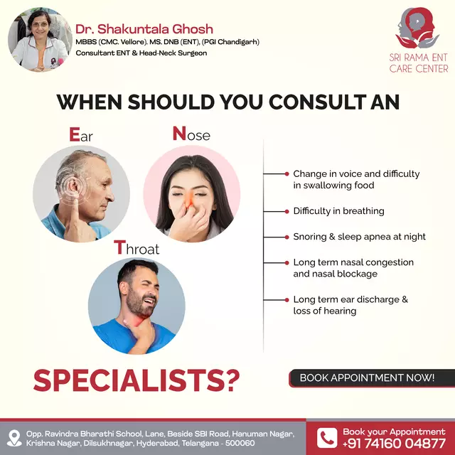 Ear and Throat Pain Doctor Near Dilsukhnagar – Get Expert ENT Care