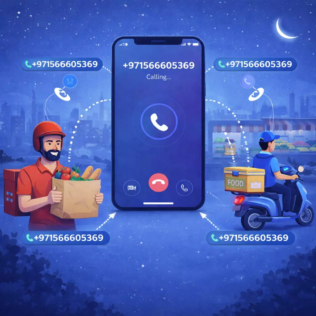 Best Call Masking Setup for Food Delivery and Marketplaces in UAE