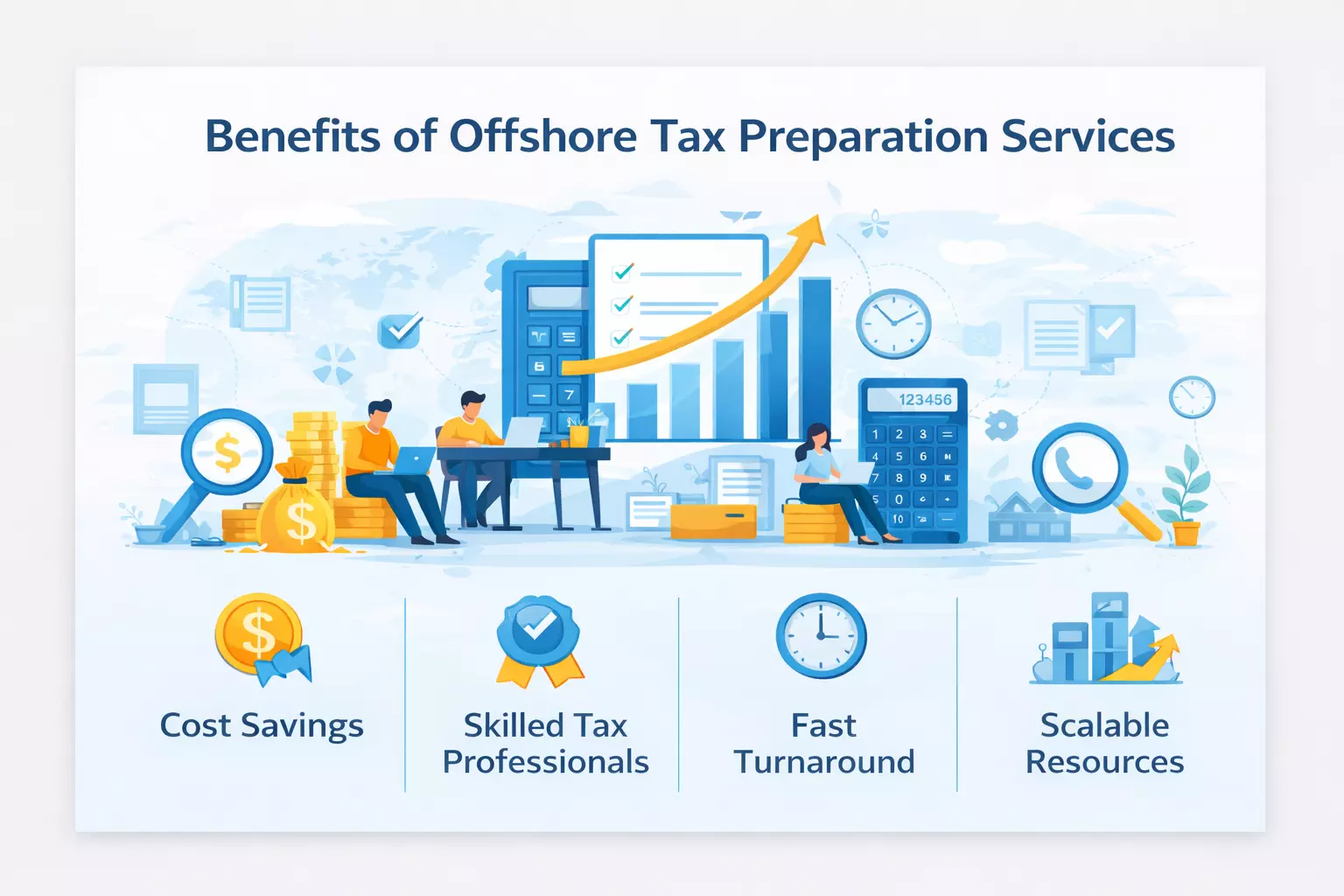 What Are the Key Benefits of Outsourcing Offshore Tax Preparation Services?