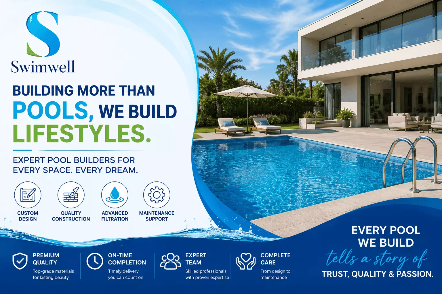 How much does it cost to hire a swimming pool builder in Andhra Pradesh?