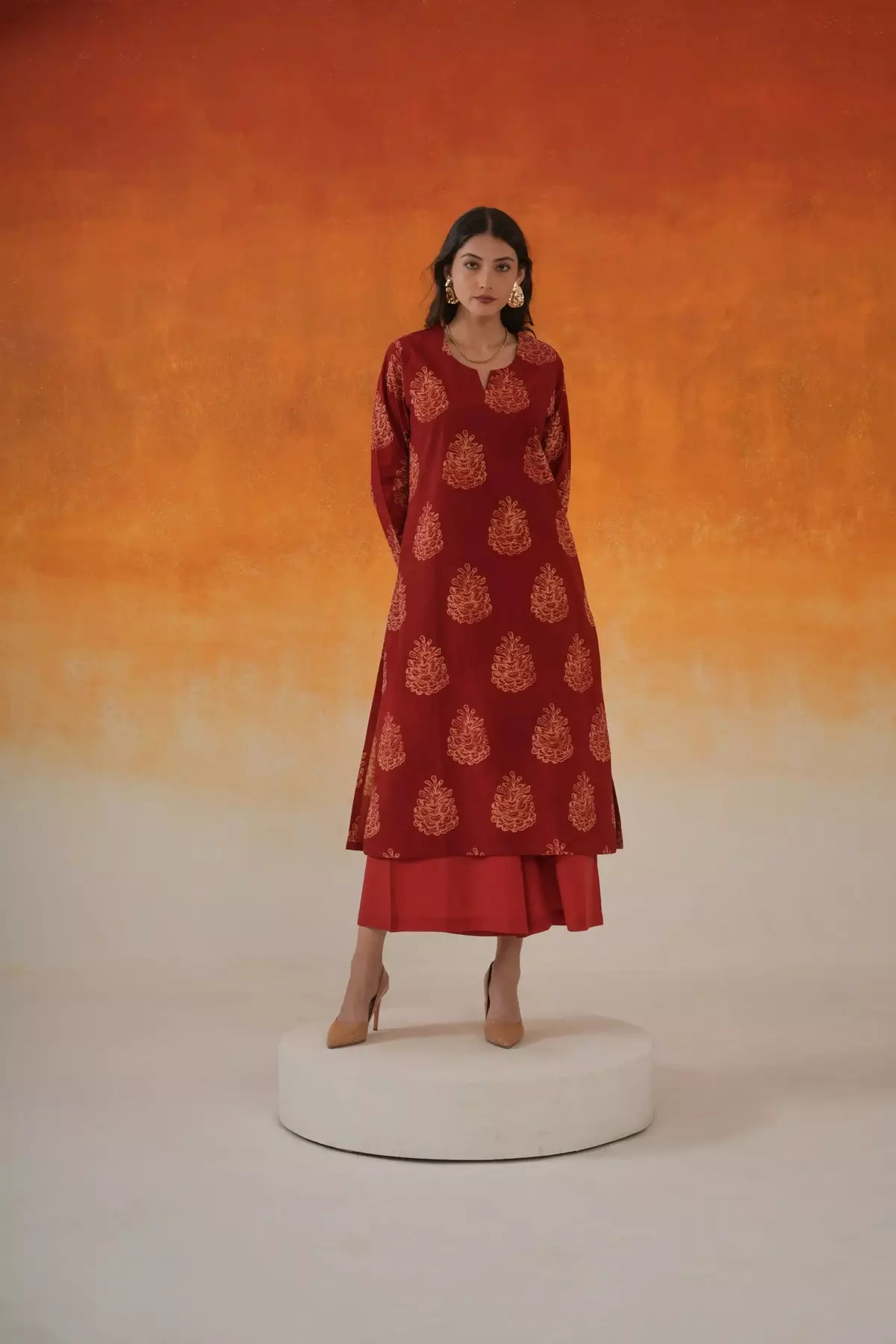 Best Cotton Ajrakh Print Kurta Sets for Women in 2026