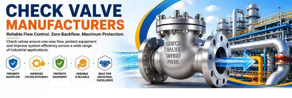 Check Valve Manufacturers: Delivering Reliable Flow Control Solutions for Industrial Applications