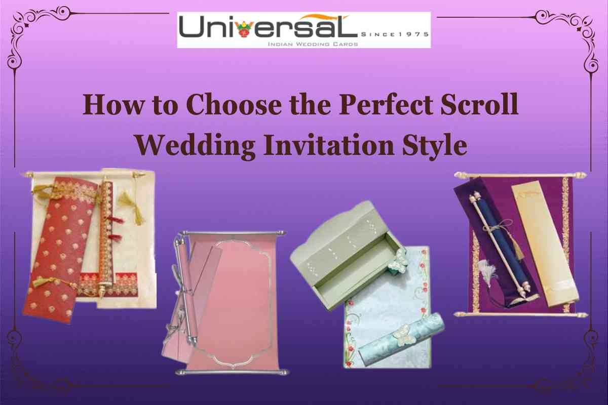How to Choose the Perfect Scroll Wedding Invitation Style