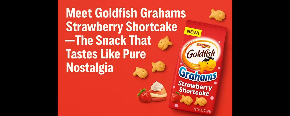 Meet Goldfish Grahams Strawberry Shortcake — The Snack That Tastes Like Pure Nostalgia