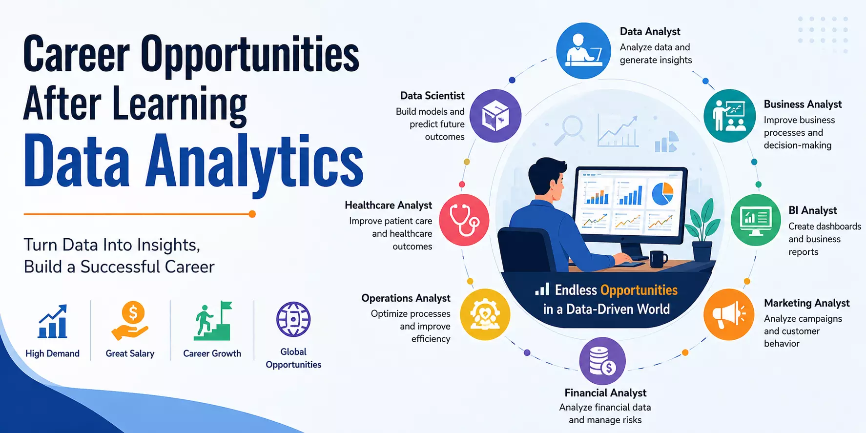 Career Opportunities After Learning Data Analytics